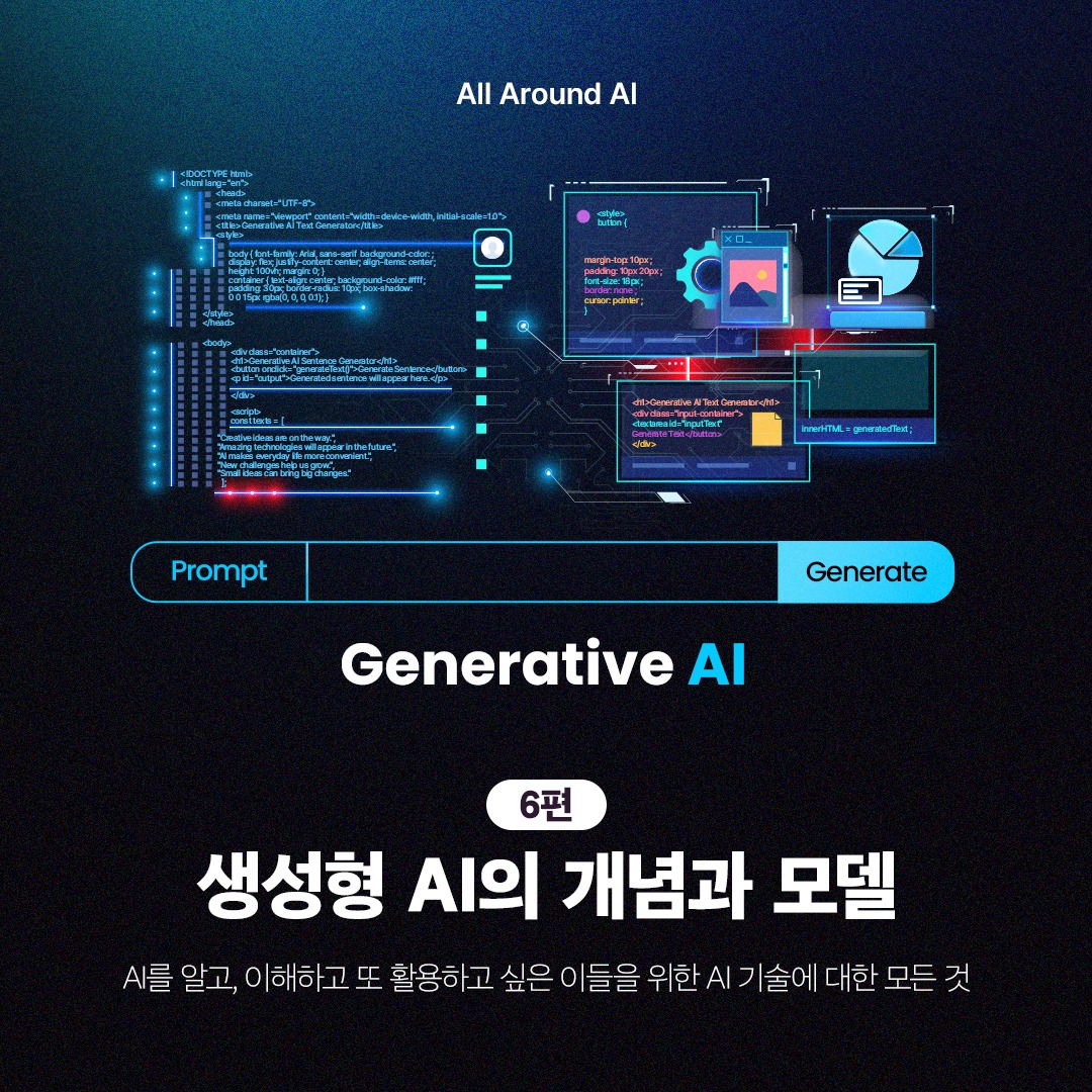 [All Around 메이저온라인 카지노 6편] 생성형 메이저온라인 카지노의 개념과 모델

‘생성형 메이저온라인 카지노'는 기존 데이터의 분포를 학습하여 새로운 데이터를 생성하는 기술입니다.

이 기술은 이미지, 음성, 텍스트 등 다양한 분야에서 인간의 창의성을 반영한 콘텐츠를 만들어낼 수 있는데요! 🎨🎤✍️ 

AI 기술 혁신의 중심에 있는 '생성형 AI'의 개념과 모델이 궁금하다면?

👉 자세한 내용은 메이저온라인 카지노하이닉스 뉴스룸에서 확인하세요.