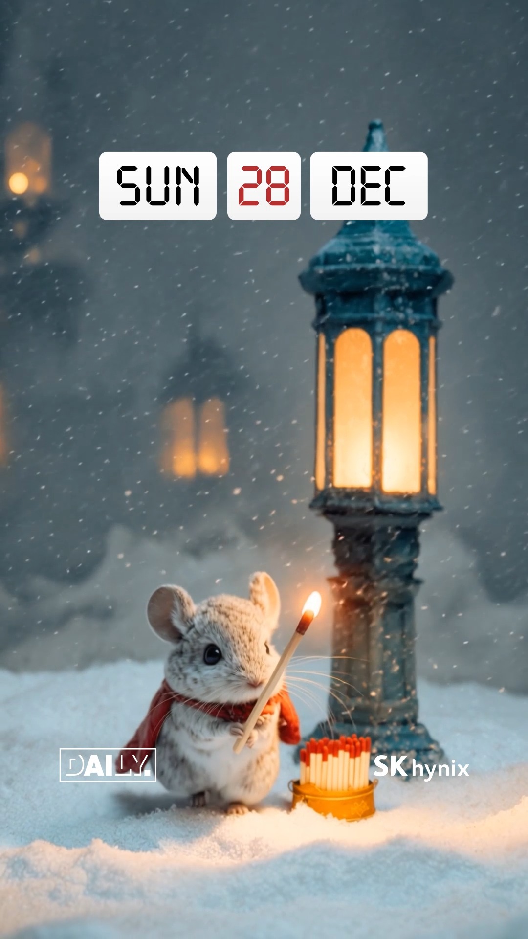 성냥 사세요!

FULL STACK AI MEMORY CREATOR SK하이닉스 소식이 궁금하다면, SK하이닉스 공식계정(@SKHYNIX_OFFICIAL)을 팔로우 해주세요 👏👏

*생성형 AI를 활용해 제작하였습니다.

#SK하이닉스 #DAILY #AI #AI메모리 #미니어처 #MINIATURE #성냥팔이소녀 #성냥 #친칠라