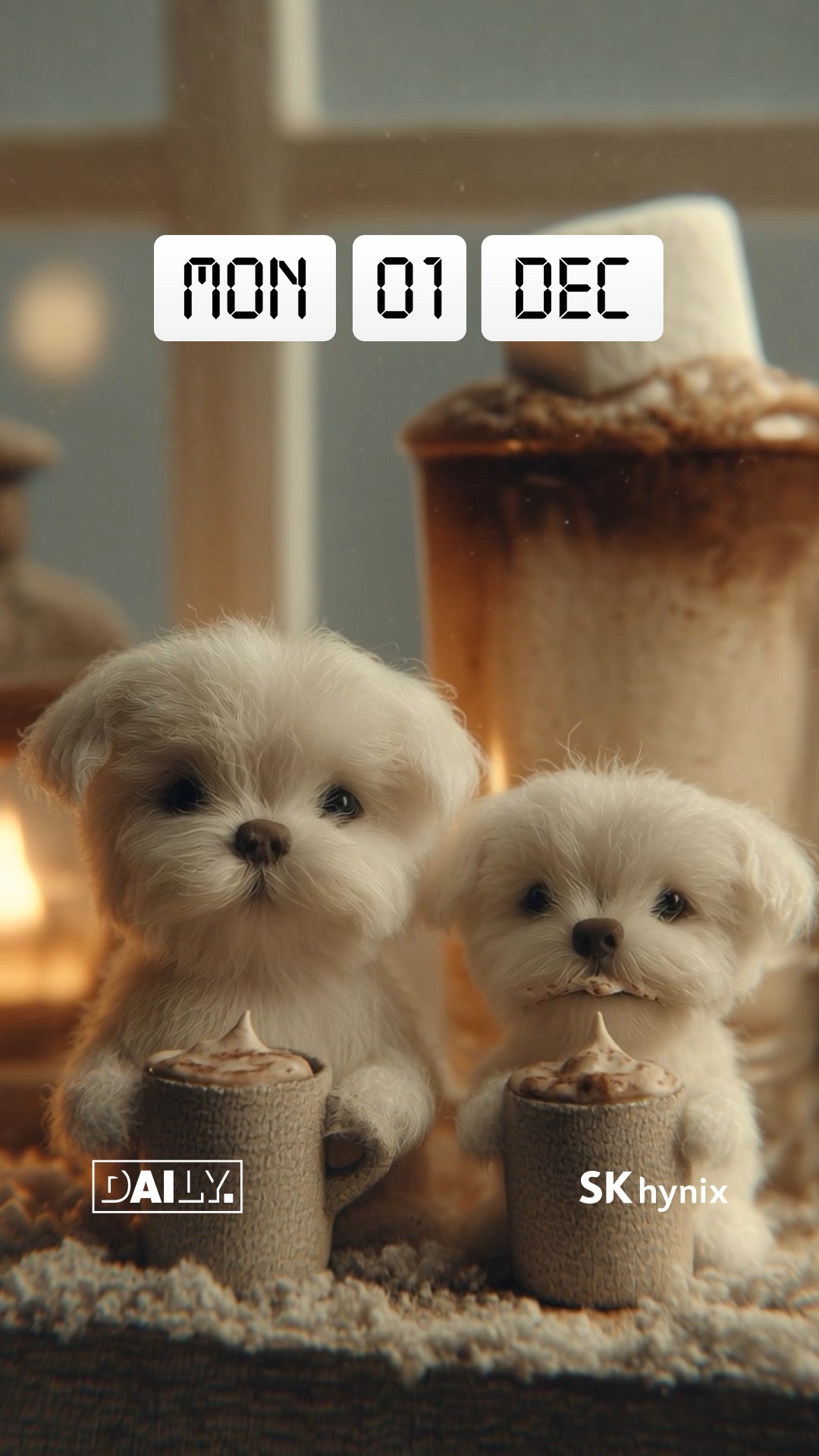 날도 추운데 핫초코 한 잔 할멍?

FULL STACK AI MEMORY CREATOR SK하이닉스 소식이 궁금하다면, SK하이닉스 공식계정(@skhynix_official)을 팔로우 해주세요 👏👏

*생성형 AI를 활용해 제작하였습니다.

#SK하이닉스 #DAILY #AI #AI메모리 #미니어처 #MINIATURE #핫초코 #말티즈 #멍푸치노