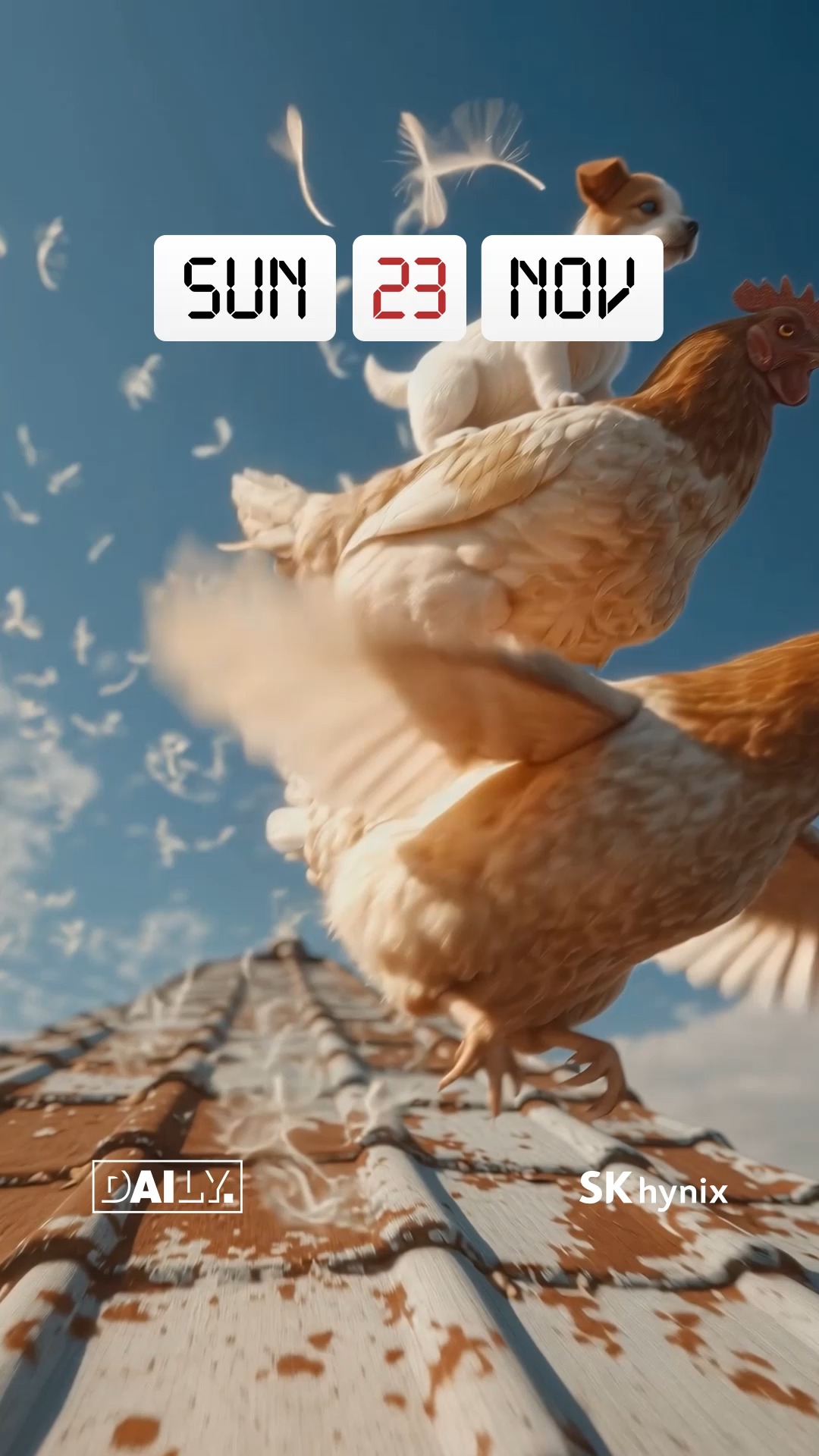 닭 쫓던 개 닭 탄다

FULL STACK AI MEMORY CREATOR SK하이닉스 소식이 궁금하다면, SK하이닉스 공식계정(@skhynix_official)을 팔로우 해주세요 👏👏

*생성형 AI를 활용해 제작하였습니다.

#SK하이닉스 #DAILY #AI #AI메모리 #라이딩 #RIDING #속담 #지붕 #닭쫓던개지붕쳐다본다