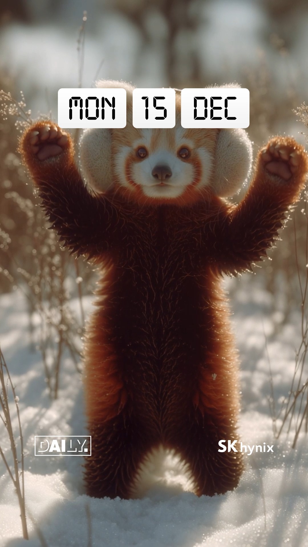 귀마개만 있으면 추위는 문제 없어!

FULL STACK AI MEMORY CREATOR SK하이닉스 소식이 궁금하다면, SK하이닉스 공식계정(@SKHYNIX_OFFICIAL)을 팔로우 해주세요 👏👏

*생성형 AI를 활용해 제작하였습니다.

#SK하이닉스 #DAILY #AI #AI메모리 #미니어처 #MINIATURE #레서판다 #귀마개 #겨울준비