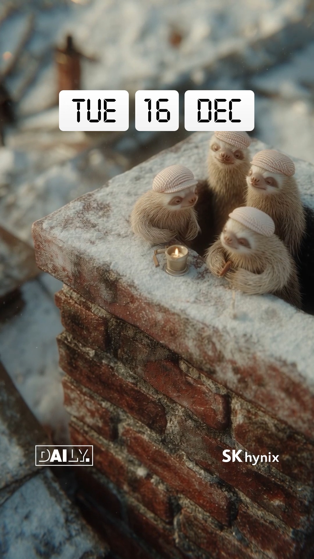 날도 추운데 쉬엄쉬엄 합시다

FULL STACK AI MEMORY CREATOR SK하이닉스 소식이 궁금하다면, SK하이닉스 공식계정(@SKHYNIX_OFFICIAL)을 팔로우 해주세요 👏👏

*생성형 AI를 활용해 제작하였습니다.

#SK하이닉스 #DAILY #AI #AI메모리 #미니어처 #MINIATURE #나무늘보 #굴뚝 #청소