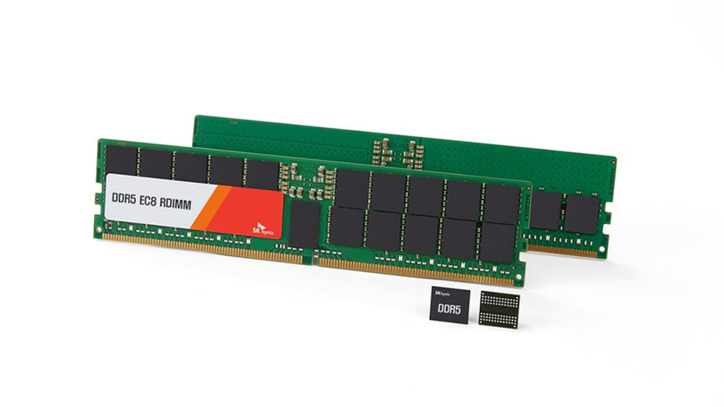 SK하이닉스, 업계 최초 24Gb DDR5 샘플 출하 01 제품 DRAM 사진