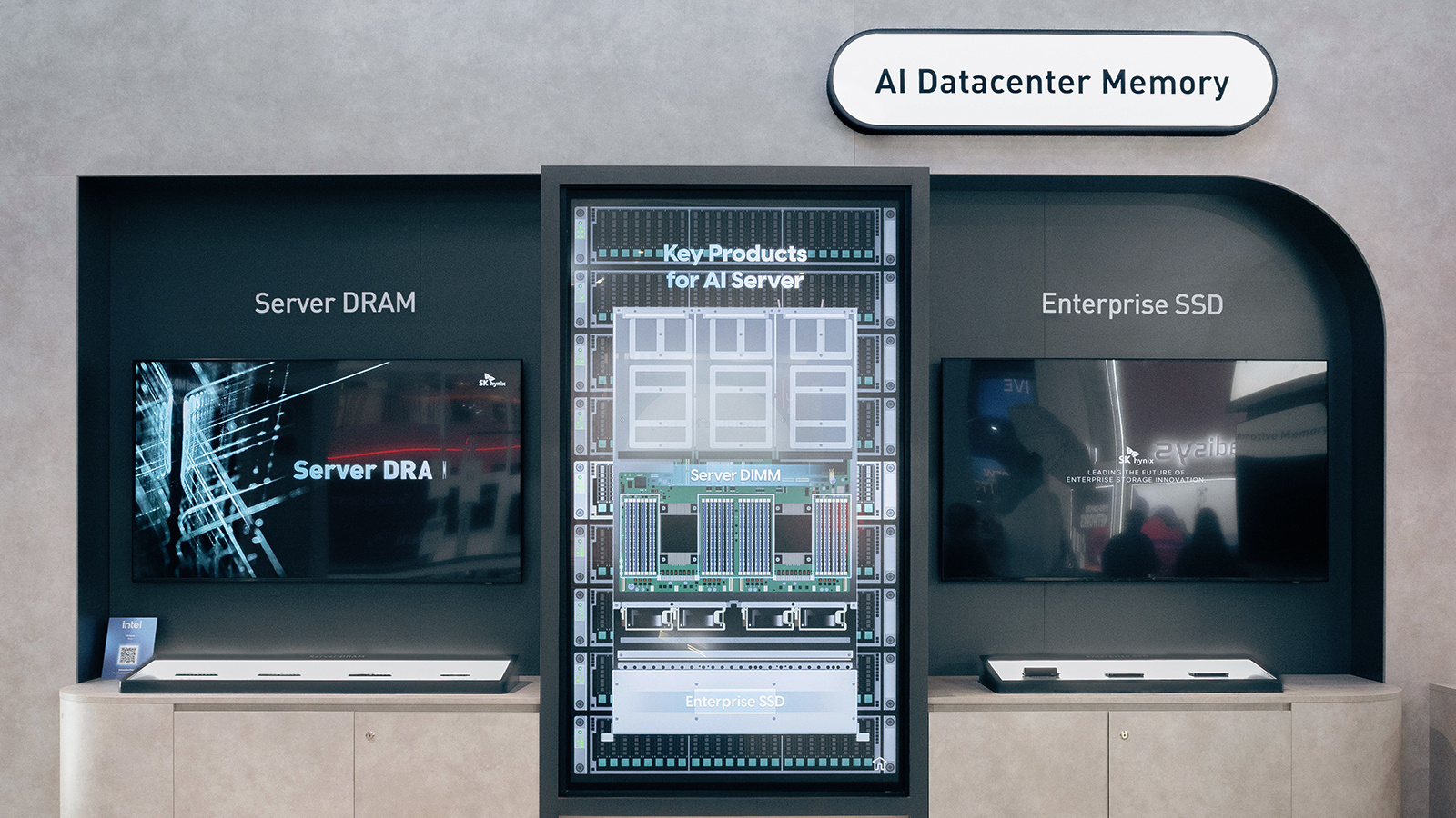 ▲ MWC 2026 SK하이닉스 전시 공간