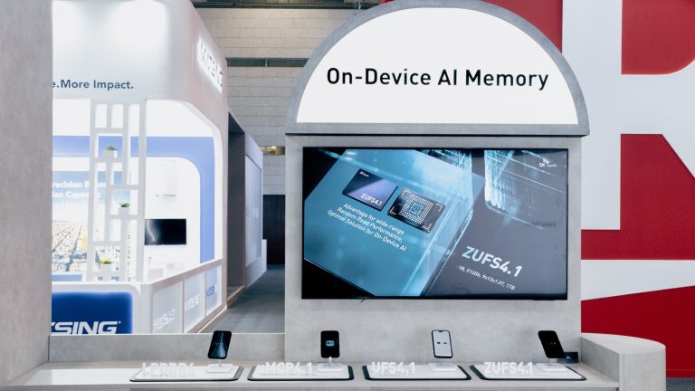 ▲ MWC 2026 SK하이닉스 전시 공간